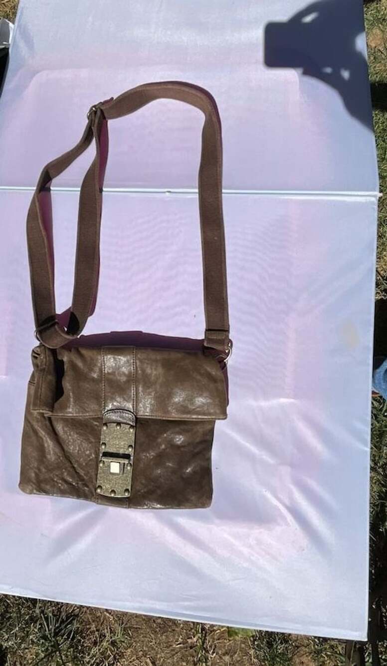 Banana Republic Brown Leather Crossbody Bag